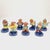 Set of dwarf figurines (ashtrays), designed by Hungarian ceramic artist Ibolya Orbán in 1942. In excellent condition. A...