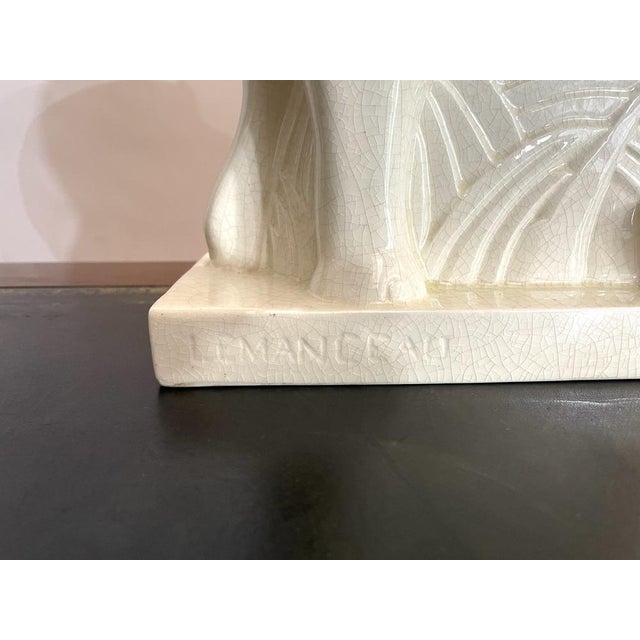 Ceramic Art Deco Sculpture for Saint Clément, France, 1930 For Sale - Image 7 of 9