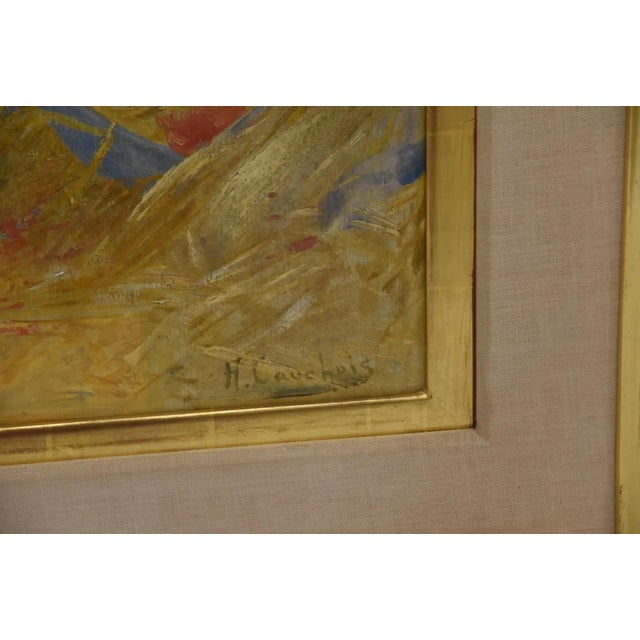 Eugene Henri Cauchois , Flower Study Oil Painting For Sale - Image 9 of 11