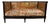 Vintage Black High-Gloss Lacquer Double-Caned Daybed With Custom Tiger Upholstery For Sale