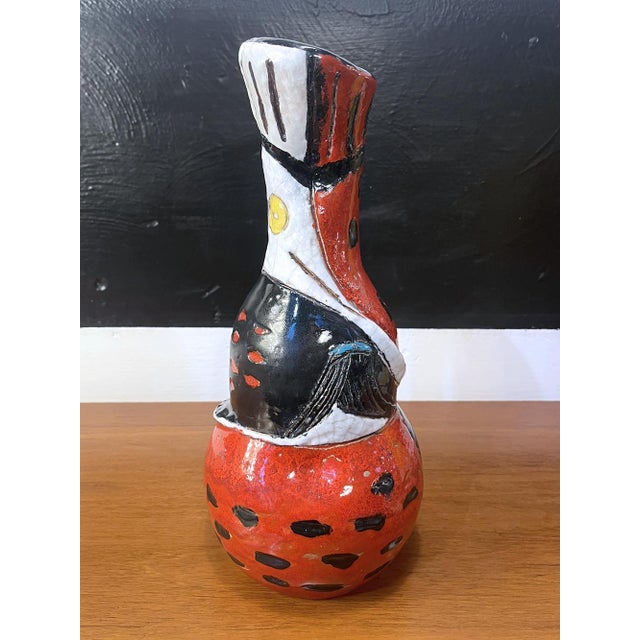 Mid-Century Modern Vintage Ceramic Vase by Eugenio Pattarino, 1950s For Sale - Image 3 of 12