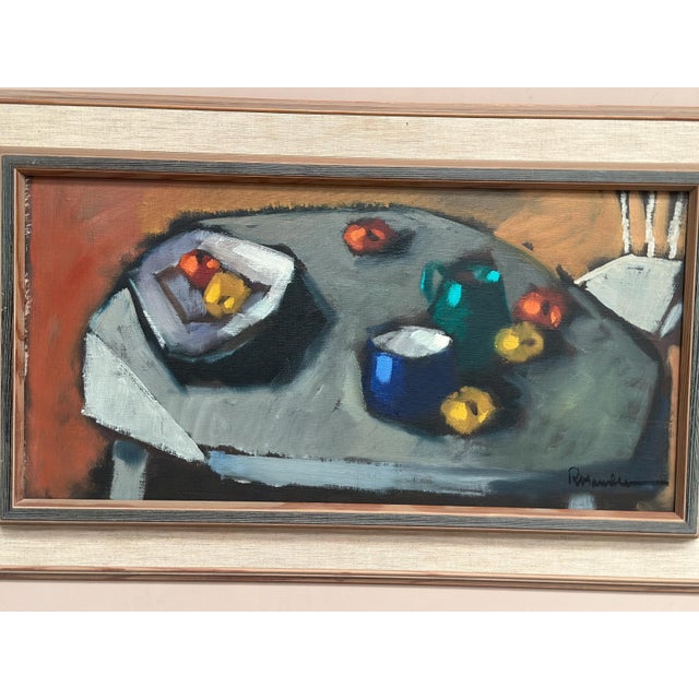 Kurt Rosander, Still Life, 1950s, Oil Painting on Canvas, Framed For Sale - Image 7 of 14