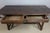 Spanish oak table, 17th century. This table rests on four legs joined by a stretcher, with two storage drawers beneath the...