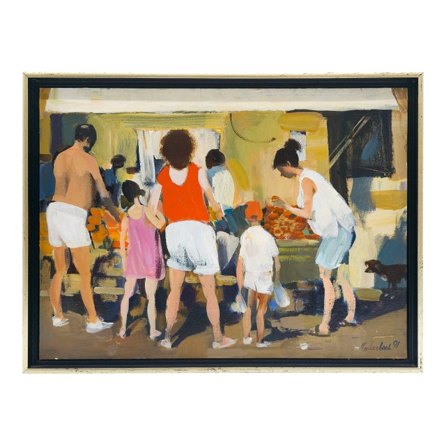 Day at the Market - Serge Hollerbach, C. 1991 For Sale