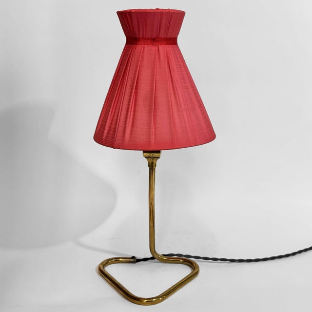 Mid-Century Table Lamp Model 321 in Brass from Eskilstuna Elektrofabrik, Sweden, 1950s For Sale - Image 6 of 12