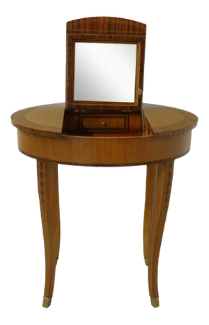 Maitland Smith Satinwood Adam Style Vanity Table