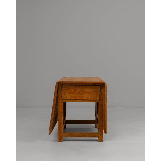 19th Century Swedish Wooden Drop Leaf Table In Original Patina For Sale - Image 17 of 18