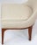 1960s Set Four Rosewood & Linen Spoon-Back Dining Chairs For Sale - Image 10 of 11