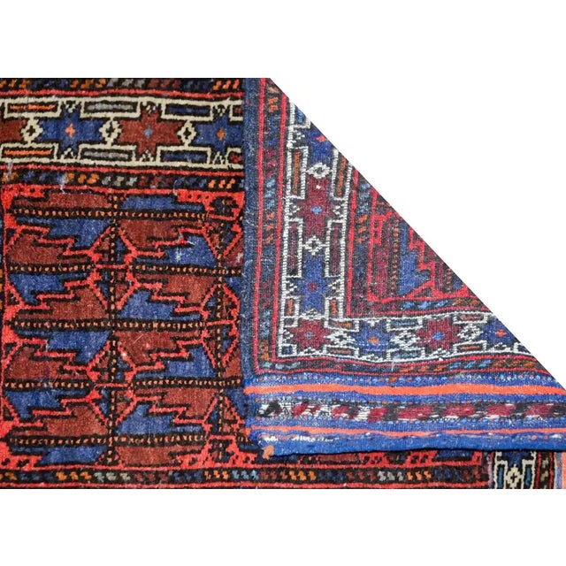 Vintage Baluch Runner For Sale - Image 11 of 13