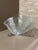 Vintage Mid-Century Iridescent Art Glass Handkerchief Centerpiece Bowl – 14" For Sale - Image 4 of 12