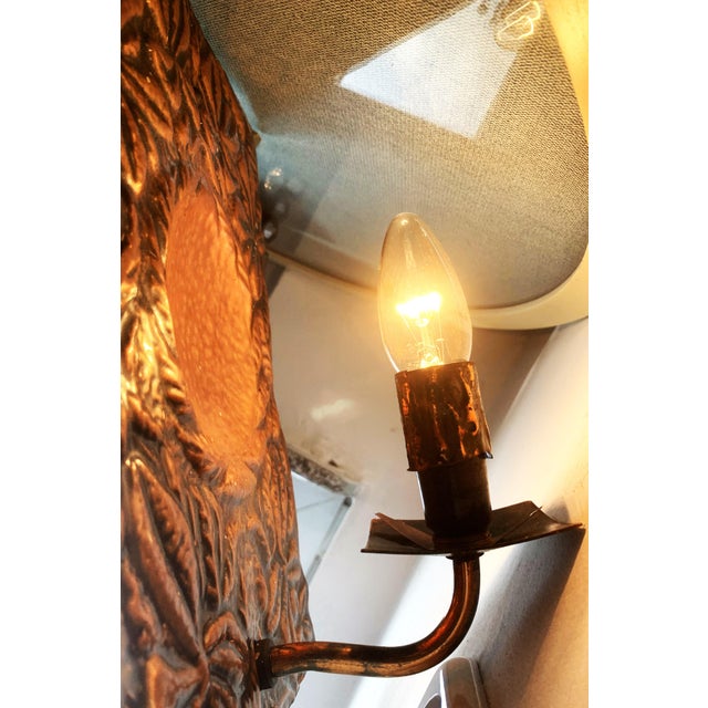 Copper Wall Lamp, 1979 For Sale - Image 13 of 15