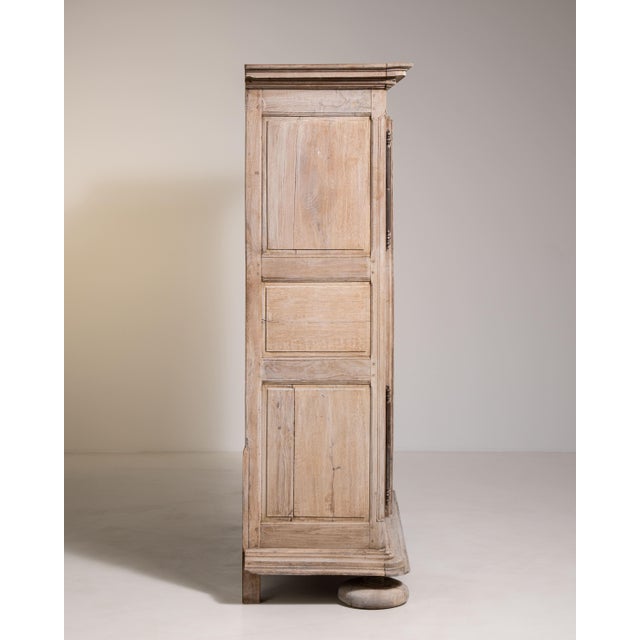 Louis XIV Oak Armoire, Baroque Style, France, Circa 1820 For Sale - Image 4 of 14