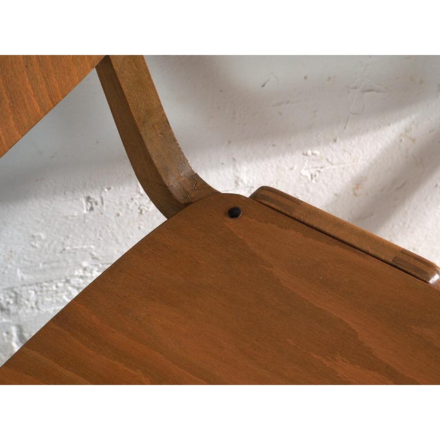 Brown Set of Vintage Chairs from Thonet, 1950 For Sale - Image 8 of 13