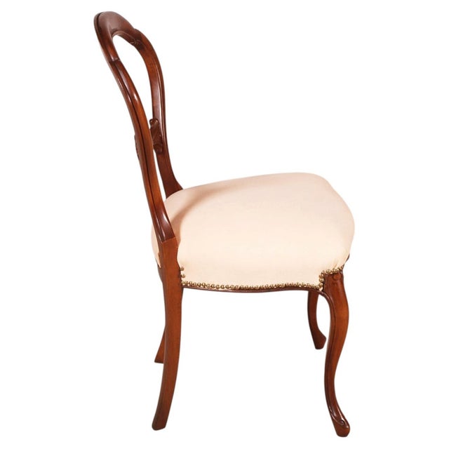 Baroque Sorrento Walnut Chairs, 1920s, Set of 6 For Sale - Image 4 of 9
