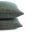 Gp & J Baker Glanville in Teal Pillow Cover - 20" X 20" Teal and Gray Geometric Weave Cushion Case For Sale - Image 4 of 5