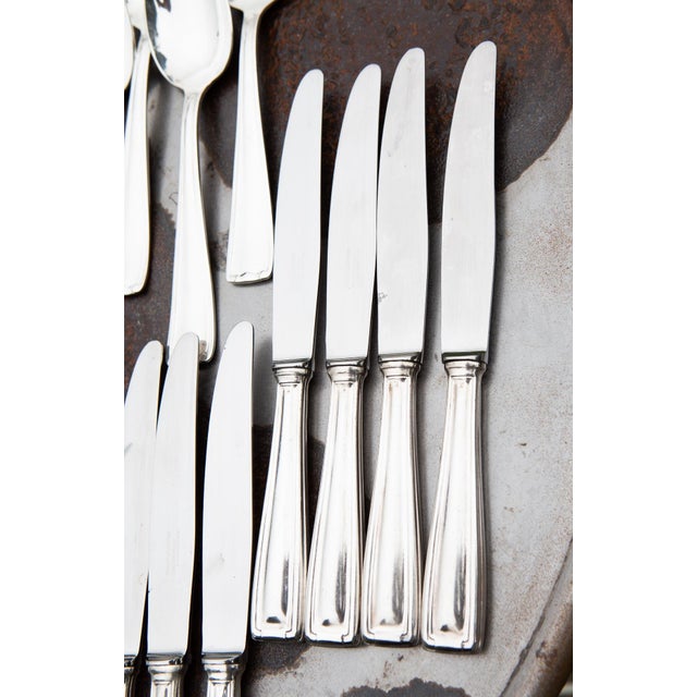 1950s Vintage Art Deco Cutlery Set by François Frionnet, 1940, Set of 35 For Sale - Image 5 of 12
