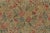 Goldenrod Antique Hooked Rug With Oval Floral Medallion & Botanical Border - Rug & Kilim For Sale - Image 8 of 9