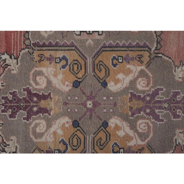 Textile Neoclassical Style Turkish Oushak Runner For Sale - Image 7 of 13