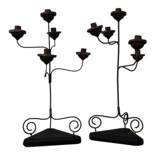 Vintage Cooper Candelarias - A Pair For Sale