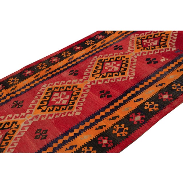 Mid-20th Century Vintage Persian Kilim, 5'0" X 11'0" For Sale - Image 11 of 11
