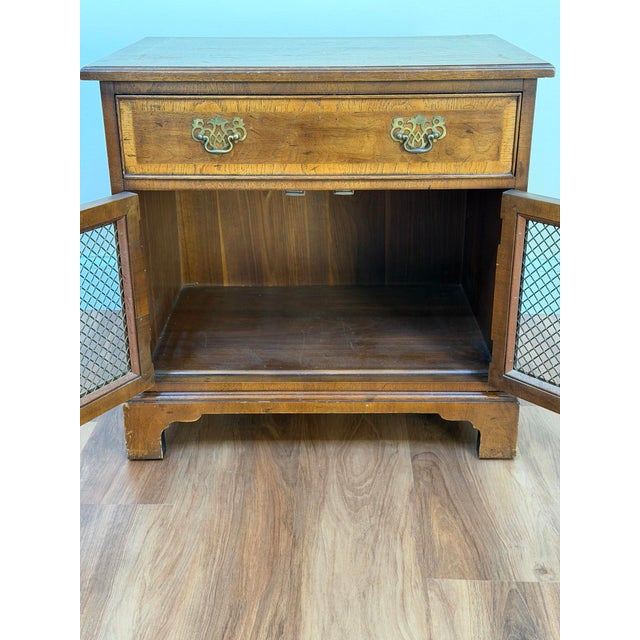 1980s Henredon Chippendale Mahogany Side Cabinet For Sale - Image 14 of 17