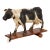 20th Century American Folk Art Whimsical Carved Painted Holstein Cow For Sale