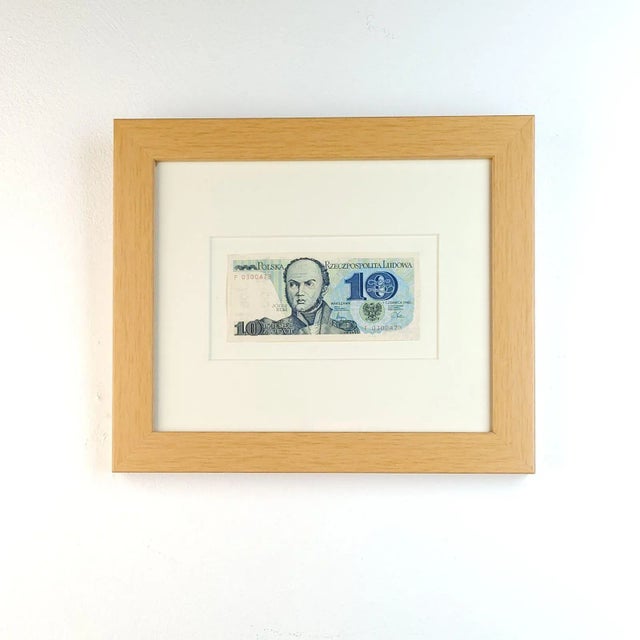 Vintage Polish Currency, Framed For Sale In San Francisco - Image 6 of 6