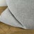 100% Linen Made in Belgium Fog Linen Pillow With Insert For Sale - Image 4 of 5