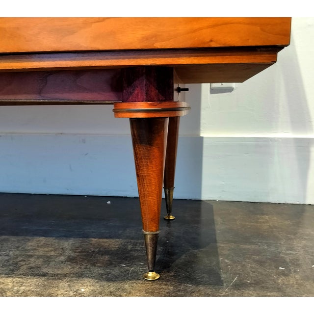 French Mid Century Modern Walnut Veneer Sideboard Circa 1960 For Sale In Dallas - Image 6 of 12