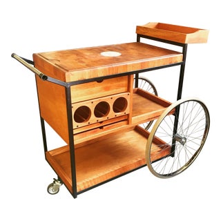 1960's Bill Saunders Umanoff Design Bar Cart For Sale