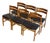 Teak Dining Chairs Set of 6 Danish Mid-Century Modern Vintage For Sale