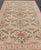 Traditional Antique Spanish Gallery Rug With Coral, Olive, and Cream Floral Design For Sale - Image 3 of 15