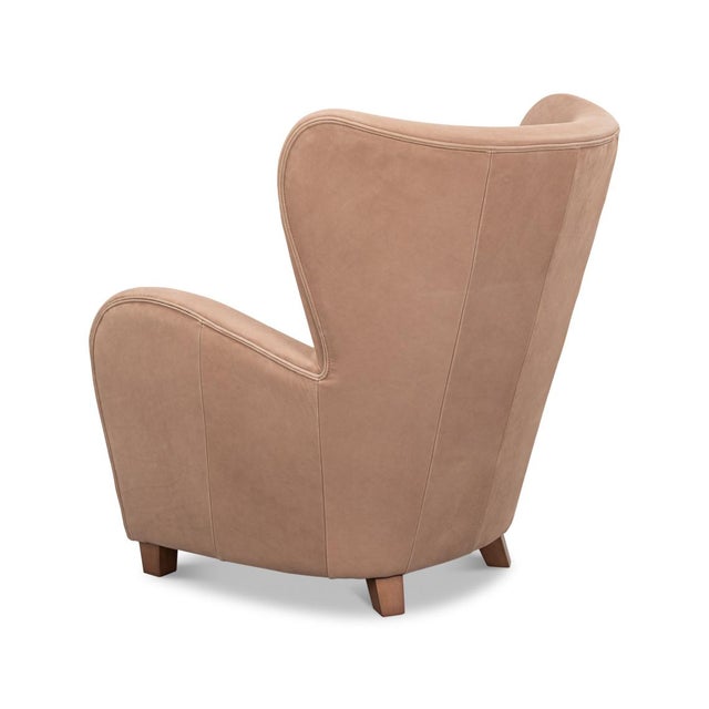 Mid-Century Modern Modern Wing Chair For Sale - Image 3 of 10