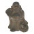 Old Japanese Fushimi Ningyo Clay Hotei Laughing Jolly Buddha Figurine For Sale