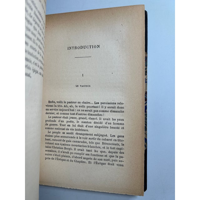 Animal Skin 1910s Leather Octavo, Selma Lagerlöf's La Légende De Gösta Berling - 1 Book For Sale - Image 7 of 9