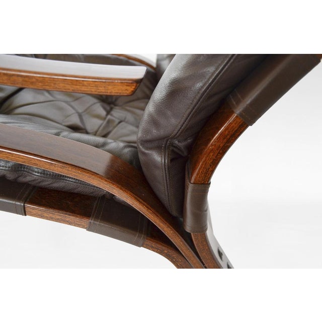 1970s Vintage Low-Back Kengu Armchairs by Elsa and Nordahl Solheim for Rybo Rykken & Co., 1970s, Set of 2 For Sale - Image 5 of 7