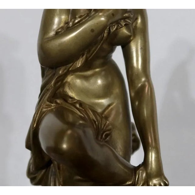 A. Carrier-Belleuse, Female Bather, Mid-19th Century, Bronze For Sale - Image 5 of 18