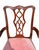 Late 20th Century Set of Late 20th Century Six Mahogany Henkel Harris Dining Chairs With Pink Floral Damask Seats For Sale - Image 5 of 12