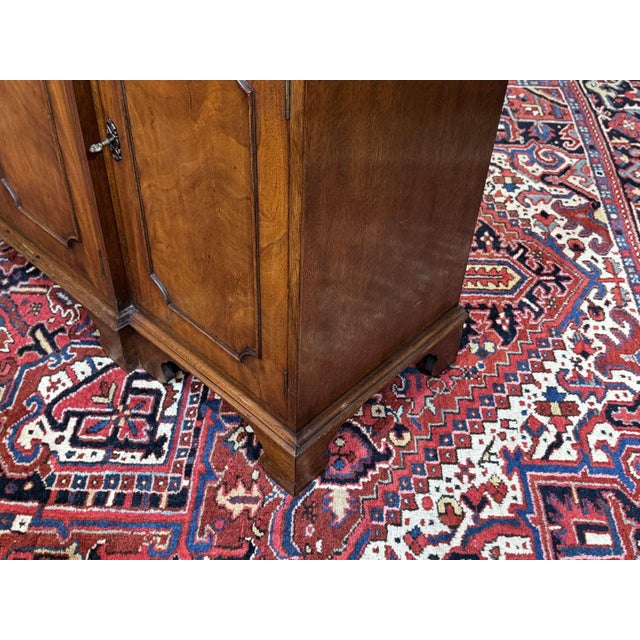 Vintage English Four-Door Mahogany Sideboard, 1950s For Sale - Image 17 of 18