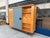 A rare multifunctional wardrobe, with a coat rack, a writing desk, and a bookcase. Attributable to the work of Gio Ponti,...
