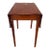 Antique Federal Mahogany Scalloped Drop Leaf Table, English or American, Circa 1790-1810 For Sale