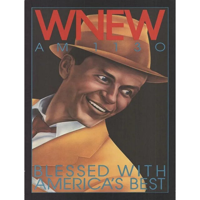 Artist: Bob Lee Hickson Title: WNEW Frank Sinatra Year: Unknown Signed: No Medium: Offset Lithograph Paper Size: 45 x 29.5...