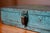 Metal Vintage Hammered Metal First Aid Kit in Blue-Green from Asep, 1950s For Sale - Image 7 of 10