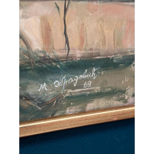 M. Olofgoluth, House, 1969, Oil on Panel For Sale - Image 7 of 18