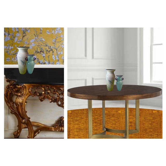 Art Glass Vases a Pair For Sale - Image 10 of 12