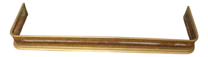 Long Pierced Brass Fender, 19th Century