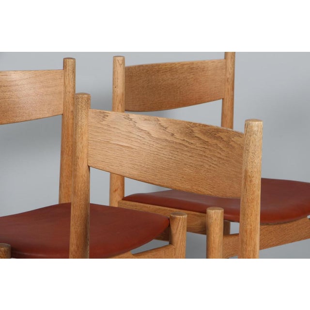 Wood CH36 Dining Chairs in Oak by Hans J. Wegner for Carl Hansen & Søn, 1970s, Set of 4 For Sale - Image 7 of 12