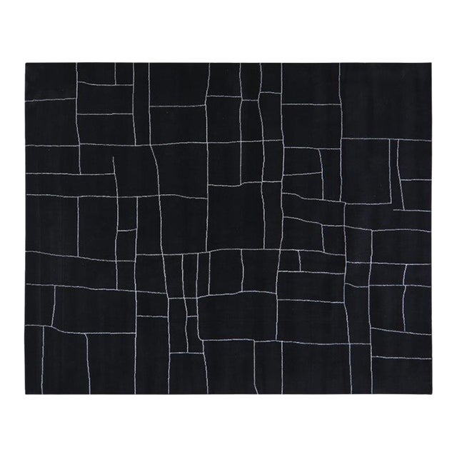 New Moroccan Professional Hand Knotted Wool Rug, 9'2x12 For Sale