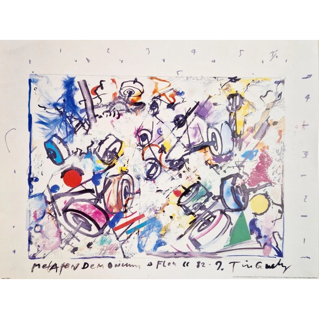 Jean Tinguely (after) - Meta-Pandemonium, 1982 Poster on paper, signed in the plate Publisher: Victoria & Albert Museum,...