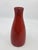 Red Vintage French Ceramic Bottle in Red by Robert Picault for Vallauris, 1950 For Sale - Image 8 of 14